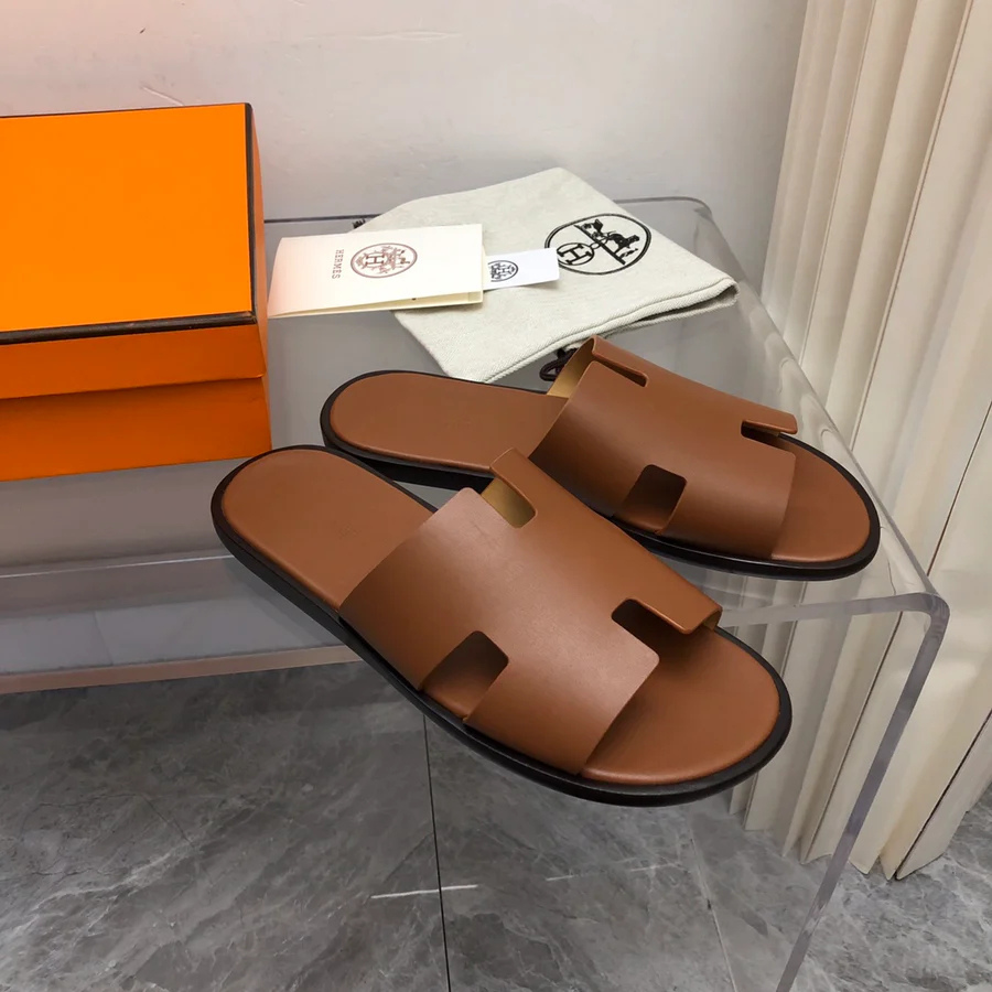 Izmir Sandal i Slätt Kalvskinn