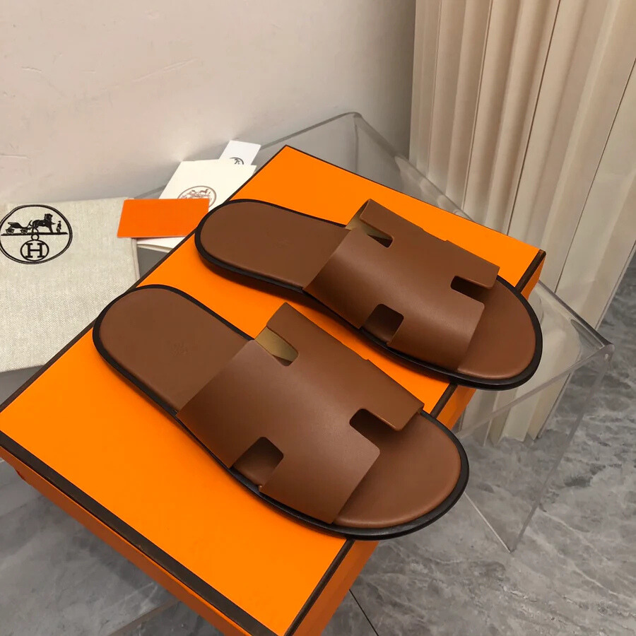 Izmir Sandal i Slätt Kalvskinn