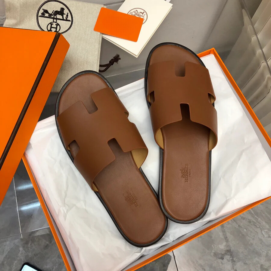 Izmir Sandal i Slätt Kalvskinn