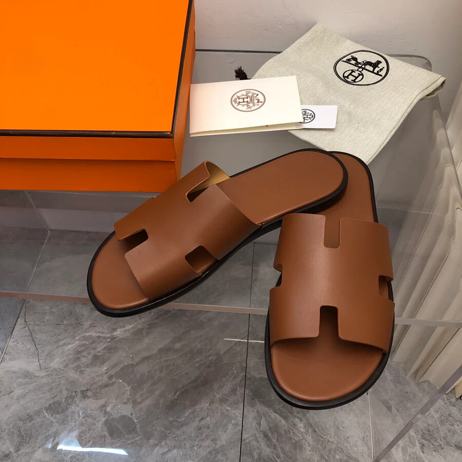Izmir Sandal i Slätt Kalvskinn